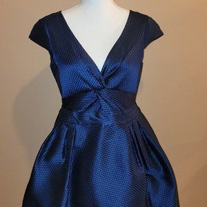 #178 Armani Blue Baby Doll Dress; Size 6.